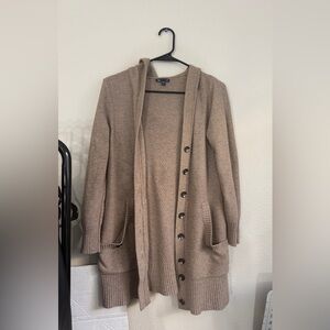 Gap beige Button up cardigan size large button down cardigan sweater